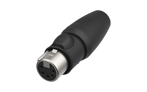 Afbeelding van XLR kabeldeel 5 pin bus TOP-1 IP65 goudcontacten